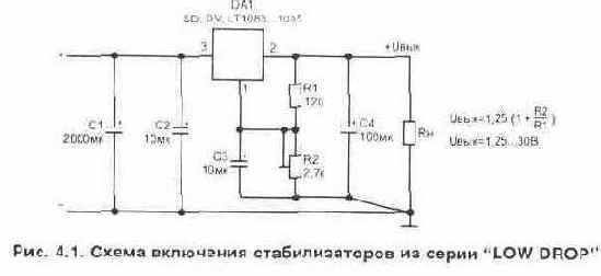 Линейные стабилизаторы напряжения с высоким КПД